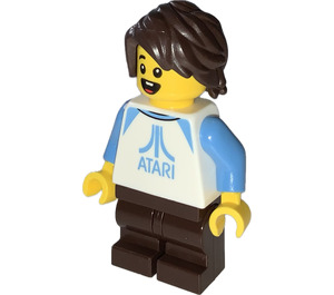 LEGO Kid met Atari logo Top Minifiguur