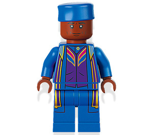 LEGO Kingsley Shacklebolt met Eenvoudig Hoed Minifiguur