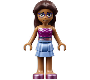 LEGO Layla - Dark Roze Top Minifiguur