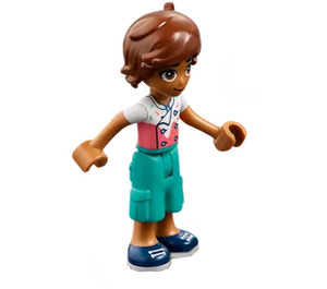 LEGO Leo met Turquoise Cargo Pants Minifiguur