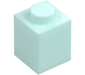 LEGO Licht aqua Steen 1 x 1 (3005 / 30071)