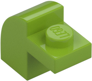 LEGO Helling 1 x 2 x 1.3 Gebogen met Plaat (6091 / 32807)