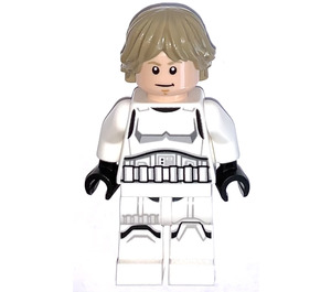 LEGO Luke Skywalker met Stormtrooper Disguise met Printed Benen en Schouder Belts Minifiguur