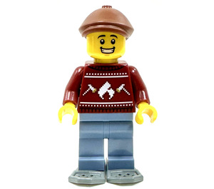 LEGO Man met Holiday Trui Minifiguur