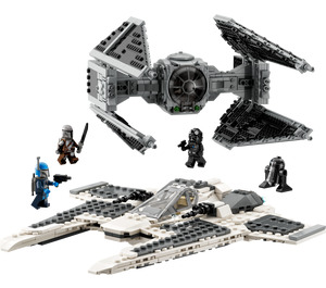 LEGO Mandalorian Fang Fighter vs TIE Interceptor 75348