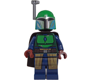 LEGO Mandalorian Tribe Warrior met Groen Helm Minifiguur