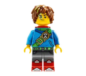 LEGO Mateo - Rood Rugzak Minifiguur