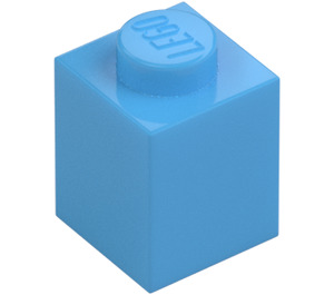 LEGO Medium blauw Steen 1 x 1 (3005 / 30071)