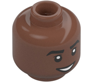 LEGO Minifiguur Hoofd met Decoratie (3626 / 101035)