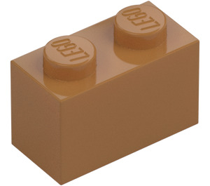 LEGO Medium donker vleeskleurig Steen 1 x 2 (3004 / 93792)