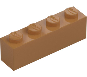 LEGO Medium donker vleeskleurig Steen 1 x 4 (3010 / 6146)