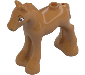 LEGO Foal met Bruin Ogen en Eyebrow (11241 / 101143)