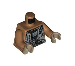 LEGO Medium donker vleeskleurig Minifiguur Torso (973 / 76382)