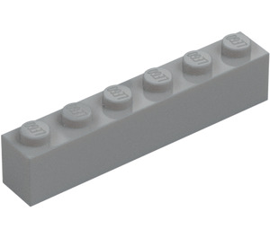 LEGO Medium steengrijs Steen 1 x 6 (3009 / 30611)