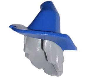 LEGO Halflang haar met Blauw Witch Hoed (20606)