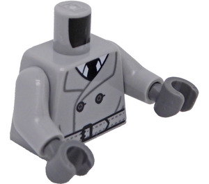 LEGO Medium steengrijs Minifiguur Torso Film Noir Detective (973)