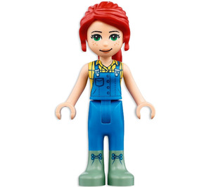 LEGO Mia met Blauw Dungarees Minifiguur