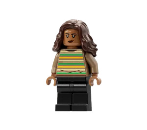 LEGO MJ met Donker zandbruin Striped Trui Minifiguur