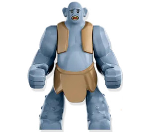 LEGO Mountain Troll met Donker zandbruin Vest en Loincloth Minifiguur