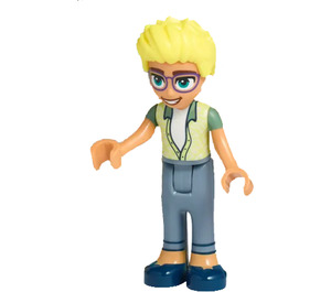 LEGO Olly met Groen en Geel Jack Minifiguur