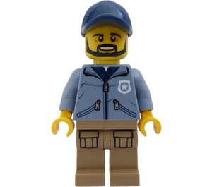 LEGO Politieagent met Baard Minifiguur