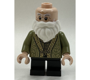 LEGO Professor Filius Flitwick met Olive Groen Top en Zwart Benen Minifiguur