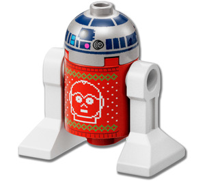 LEGO R2-D2 met Kerstmis Trui Minifiguur