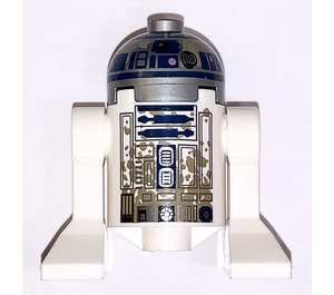 LEGO R2-D2 met Dirt Stains aan Voorkant en Rug Minifiguur