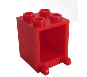 LEGO Rood Container 2 x 2 x 2 (4345 / 30060)