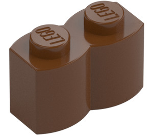 LEGO Roodachtig bruin Steen 1 x 2 Log (30136)