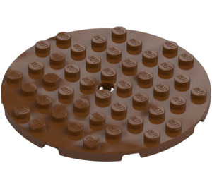 LEGO Plaat 8 x 8 Rond Cirkel (74611)