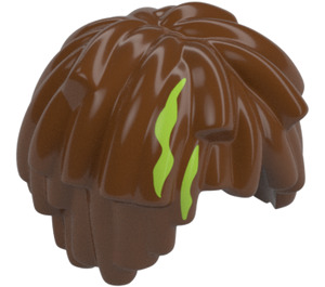 LEGO Kort haar met Layered Mop Top met Limoen Streaks (2003 / 103025)