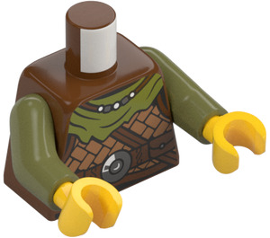 LEGO Viking Minifiguur Torso (973 / 76382)