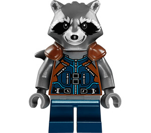 LEGO Raket Raccoon met Grijs Bont en Reddish Bruin Top Minifiguur