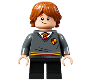 LEGO Ron Weasley met Gryffindor Trui met Crest en Korte benen  Minifiguur