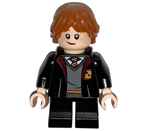 LEGO Ron Weasley met Gryffindor Robe Open Minifiguur