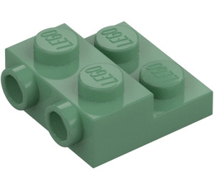 LEGO Plaat 2 x 2 x 0.7 met 2 Noppen aan Kant (4304 / 99206)