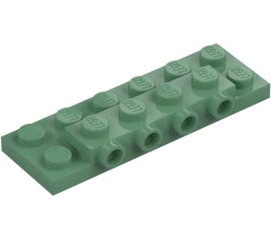 LEGO Plaat 2 x 6 x 0.7 met 4 Noppen aan Kant (72132 / 87609)