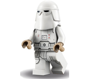 LEGO Snowtrooper (Vrouwelijk) met Licht Vleeskleur Hoofd Minifiguur