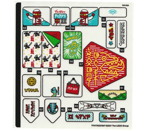 LEGO Sticker Sheet 3 for Set 71741 (77417)