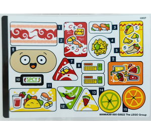 LEGO Sticker Sheet for Set 41701 (80096)