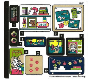 LEGO Sticker Sheet for Set 41755 (10101079)