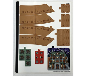 LEGO Sticker Sheet for Set 76261