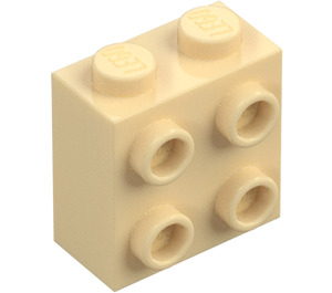 LEGO Steen 1 x 2 x 1.6 met Noppen aan Eén Kant (1939 / 22885)