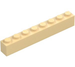 LEGO Zandbruin Steen 1 x 8 (3008)