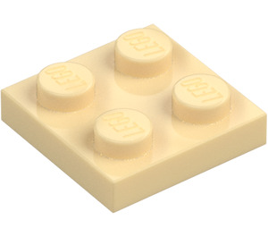 LEGO Zandbruin Plaat 2 x 2 (3022 / 94148)