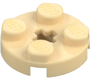 LEGO Plaat 2 x 2 Rond met Asgat (4032)