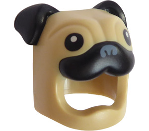 LEGO Pug Hond Kostuum Hoofddeksel (73662)