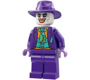 LEGO The Joker met Donker turquoise Vest en Dark Paars Fedora Minifiguur