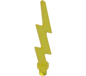 LEGO Transparant geel Lightning Bolt (Single) (27256)